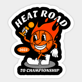 Miami heat road to championship Sticker